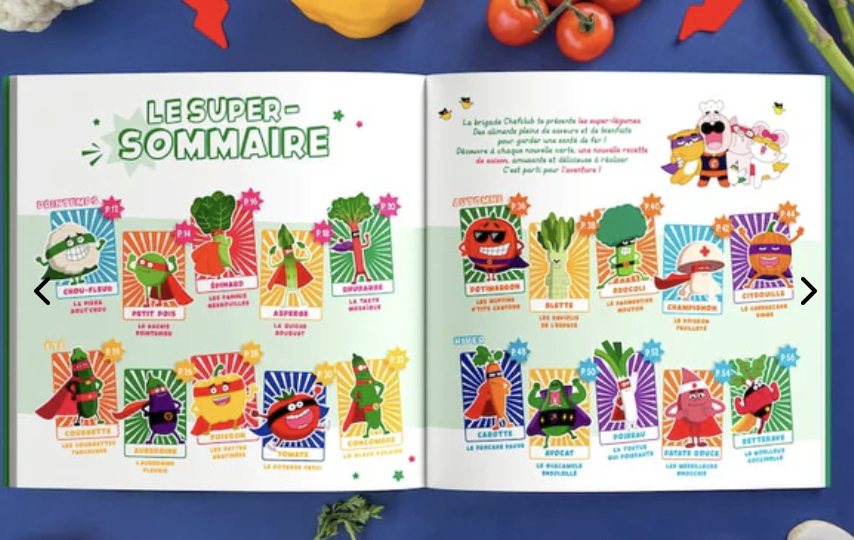 livre - Les supers Légumes