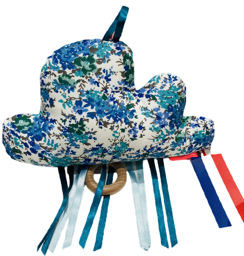 Coussin Musical - Nuage fleuri