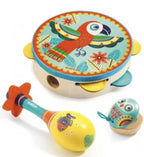 Animambo - Set tambourin / maracas / castagnette