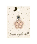 Barrette Mini - Fleur rose