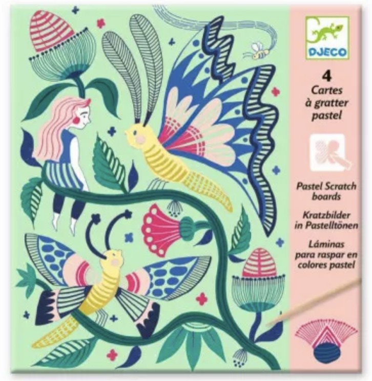 Cartes à gratter - Jardin fabuleux
