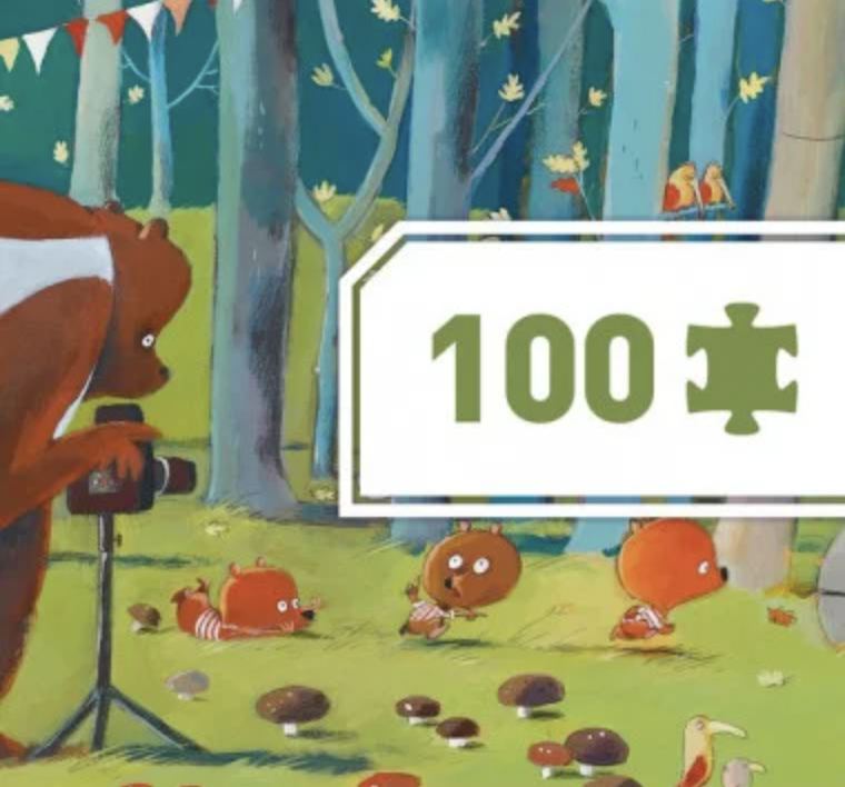 Puzzle - Forest friends - 100 pcs