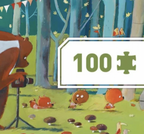 Puzzle - Forest friends - 100 pcs