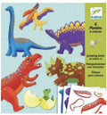 Pantins à colorier - Dinosaures