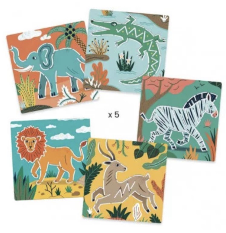Pochoirs - Animaux sauvages
