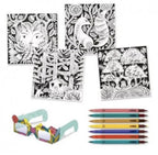 Coloriage 3D - forêt fantastique