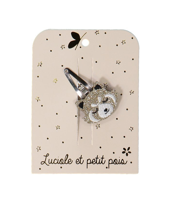 Barrette Panda roux - doré