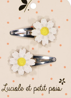Barrettes paire - Marguerites