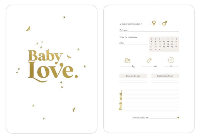 Cartes Pronostiques Baby Shower
