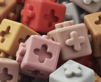 Building Blocks - Dusty Raspberry
