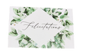 Carte Félicitations - Feuilles vertes