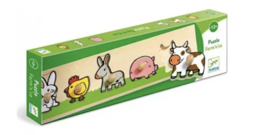 Puzzle gros boutons - Farm'n'co
