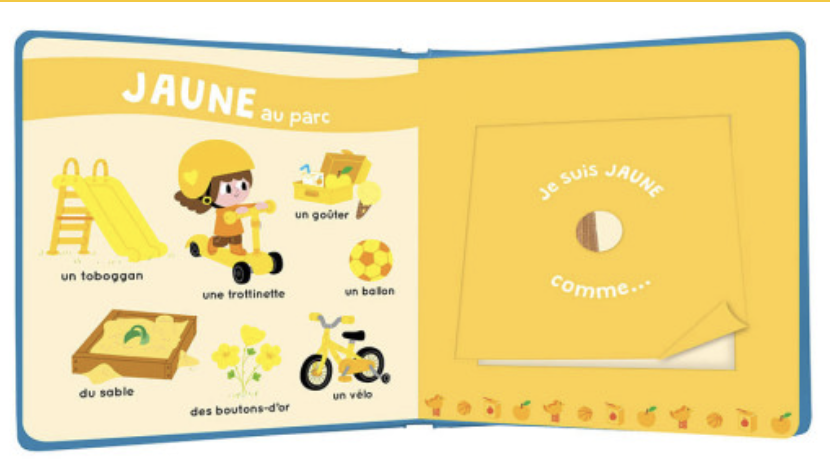 Mon livre des odeurs et des couleurs - Ma journée