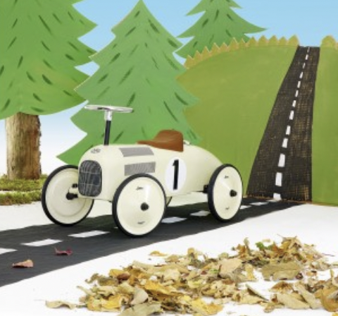 Porteur - Voiture vintage Nacré