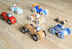 Rallye checkers GM bois naturel