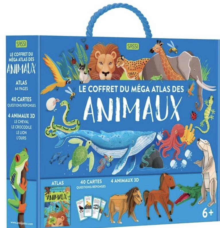 Le coffret du mega Atlas des animaux