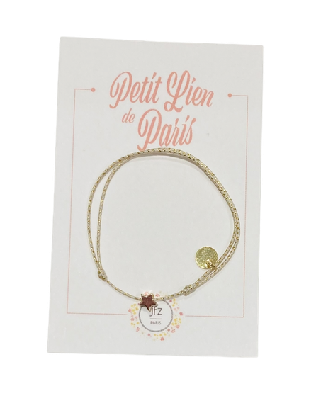 Bracelet Céleste - Etoile dorée - 8
