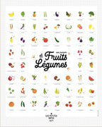 Affiche mes premiers « fruits et légumes »