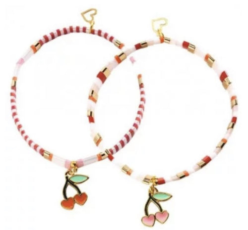 Bijoux duo You&Me - tila et cerises