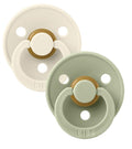Pack 2 Tétines Bibs anatomique - taille 2 (ivory/sage)