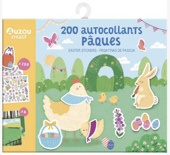 200 Autocollants - Pâques