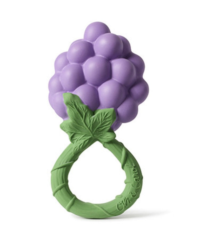 Anneau de dentition - Hochet - Raisin