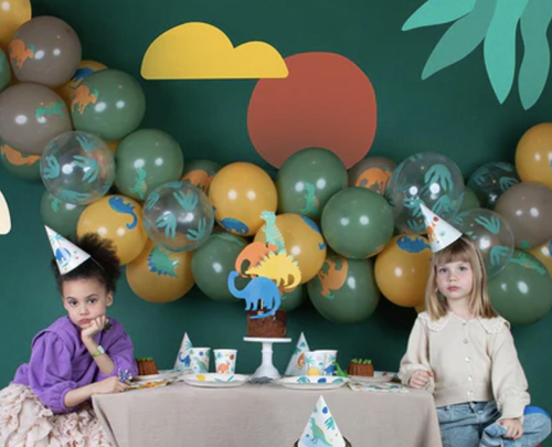 Anniversaire - Ballons - Thème Dinosaure