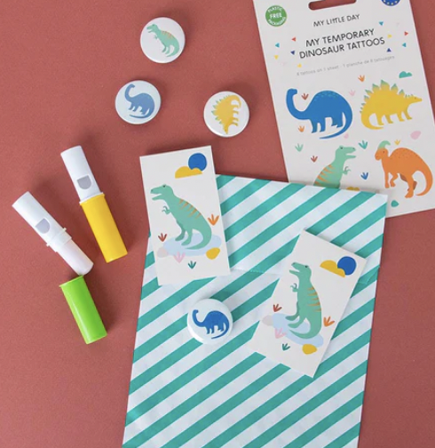 Anniversaire - Carnet - Thème Dinosaure -