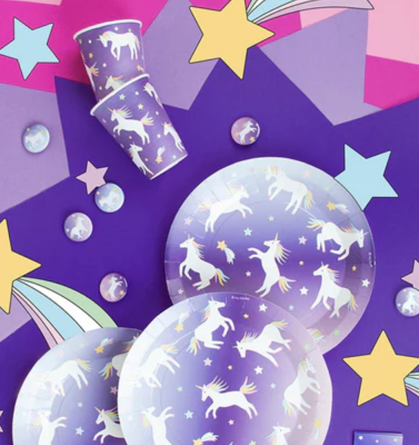 Anniversaire - Gobelet - Thème Licorne
