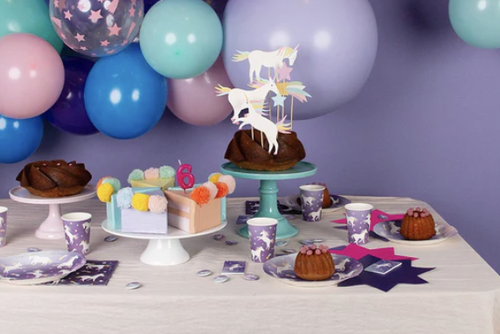 Anniversaire - Serviette - Thème Licorne
