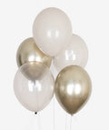 Anniversaire - Ballons - Mix dorés