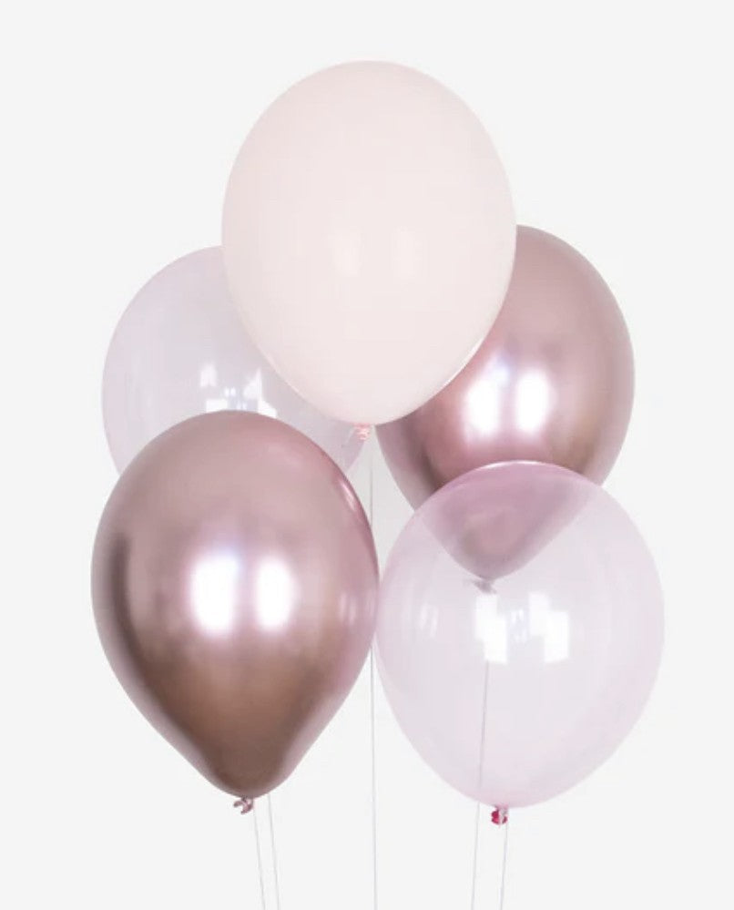 Anniversaire - Ballons - Mix rose