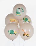 Anniversaire - Ballons - Thème chantier
