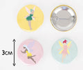 Anniversaire - badge / pin’s - thème fée