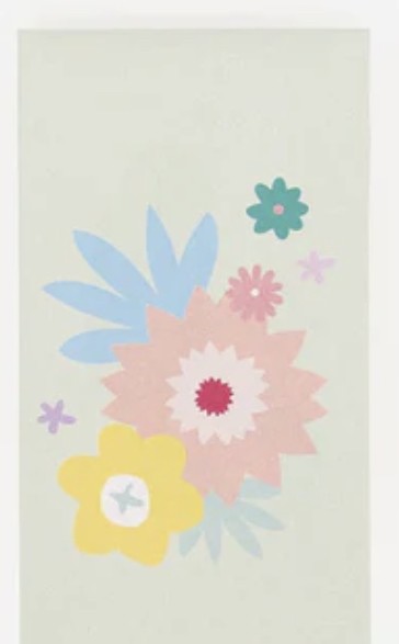Anniversaire - carnet - thème fleur