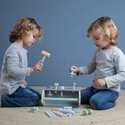 Boîte à outils en bois - 20 pièces