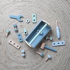 Boîte à outils en bois - 20 pièces