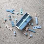 Boîte à outils en bois - 20 pièces