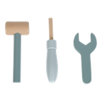 Boîte à outils en bois - 20 pièces