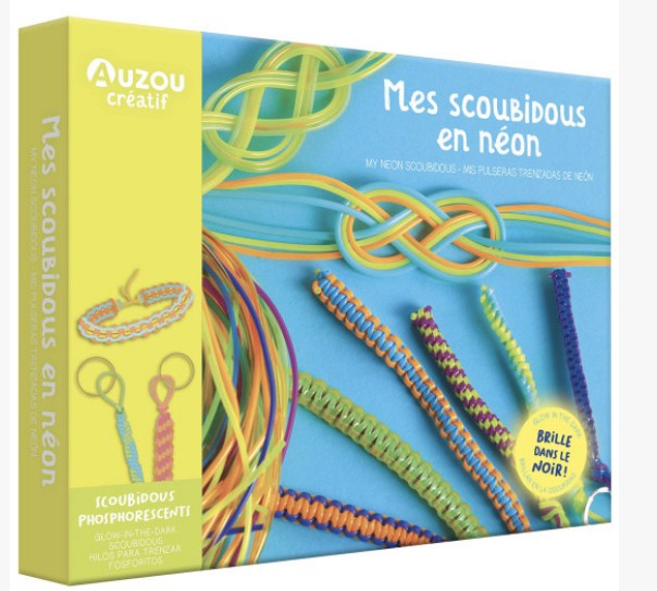 Mes scoubidous en néon