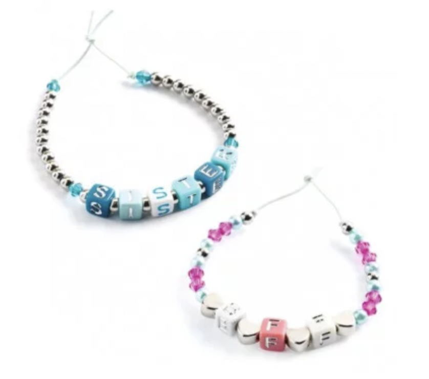 Foison de perles - Perles Alphabets Argent