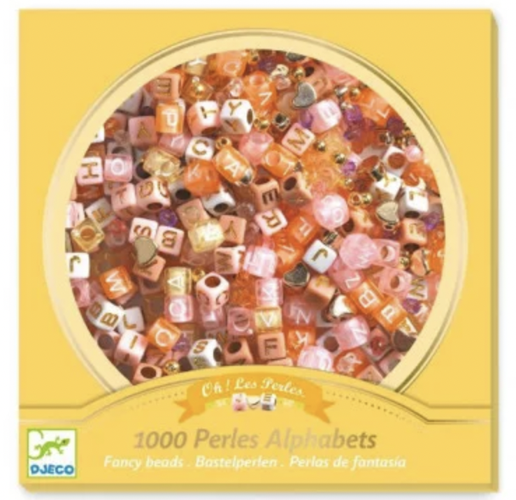 Foison de perles - Perles Alphabets Or