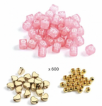 Foison de perles - Perles Alphabets Or