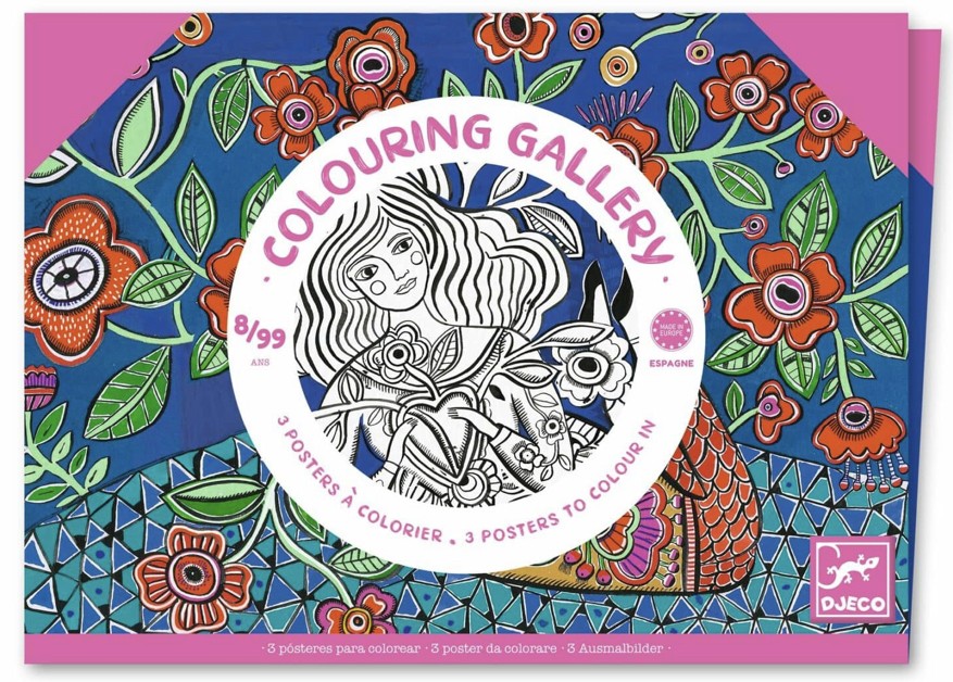 Coloriage poster - Floraison