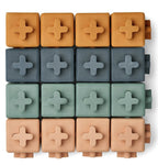 Cubes de construction Pierce - Whale blue multi Mix