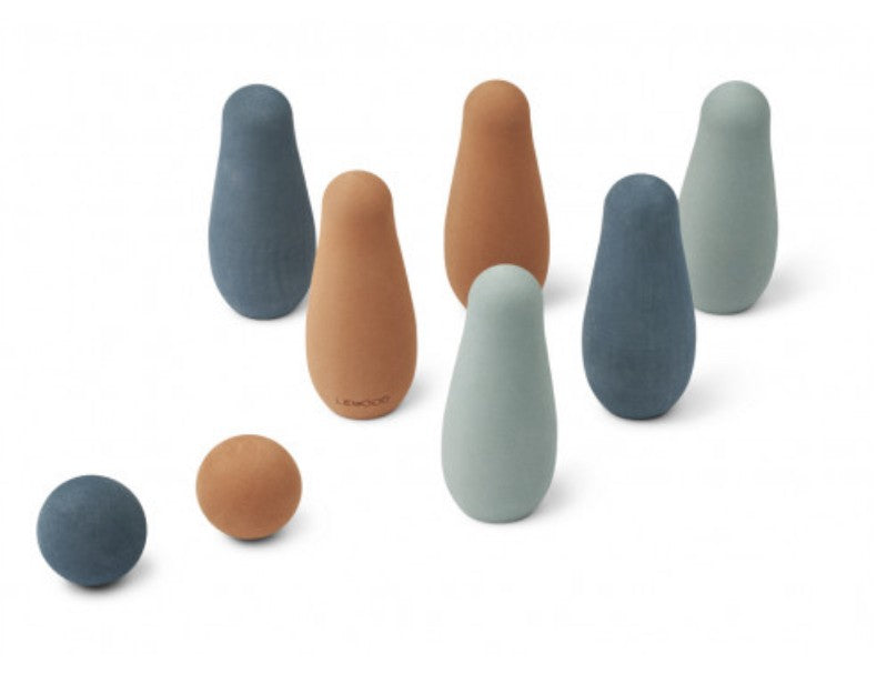 Benno Bowling Set - Whale blue mix