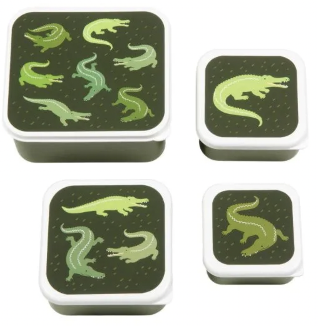 Boîte à goûter - snack box - Crocodiles