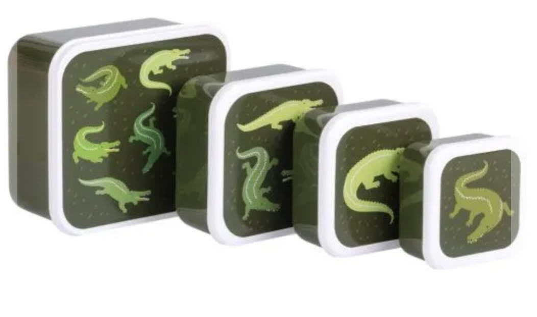 Boîte à goûter - snack box - Crocodiles