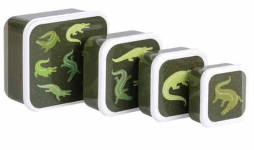 Boîte à goûter - snack box - Crocodiles