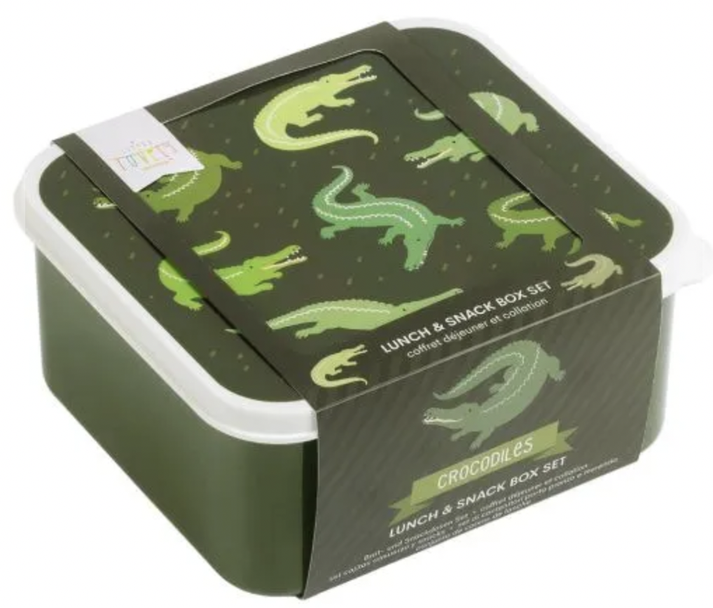 Boîte à goûter - snack box - Crocodiles